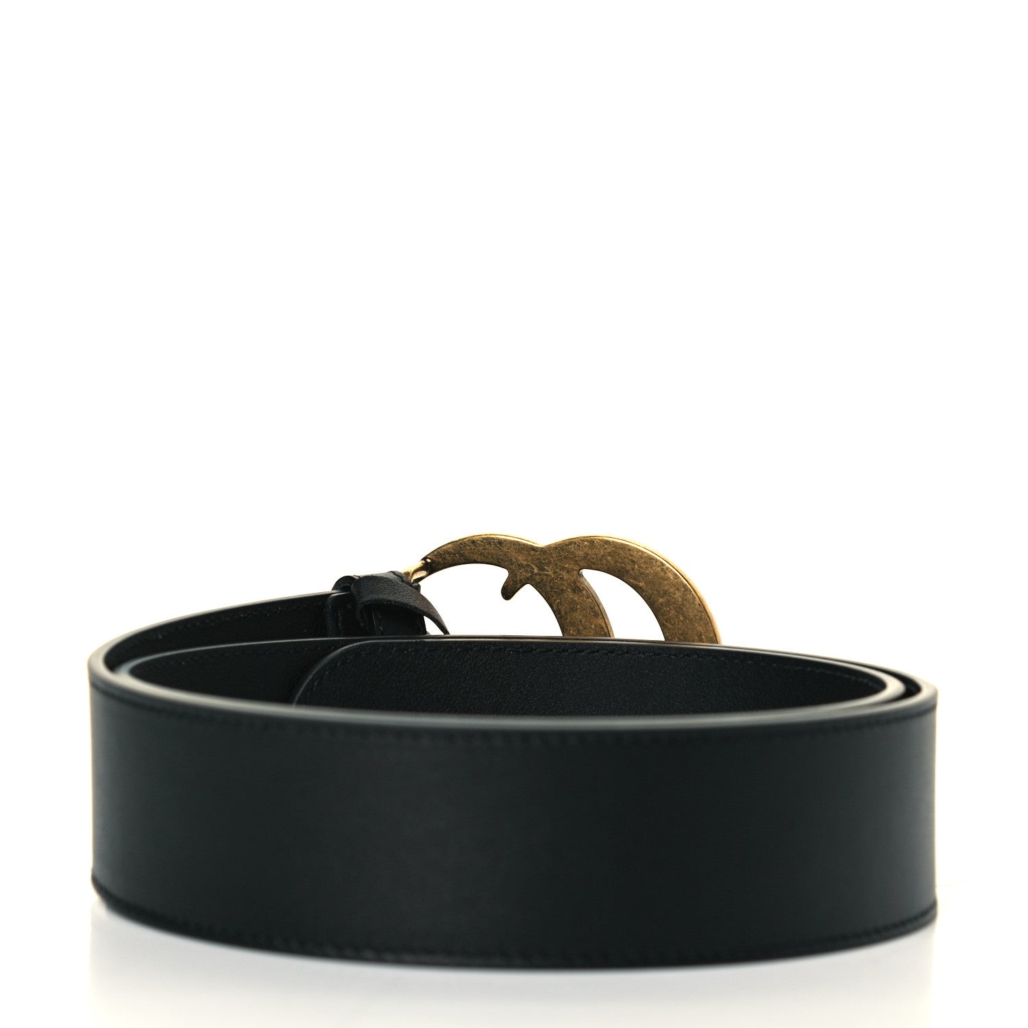 Gucci Calfskin Double G 40mm Belt 80 32 Black 2 of 5