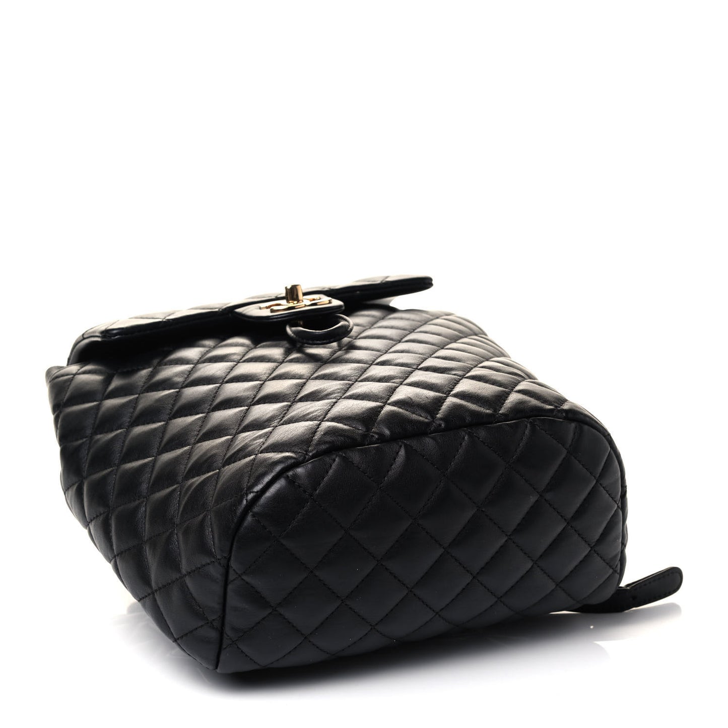 Calfskin Quilted Small Urban Spirit Backpack Black