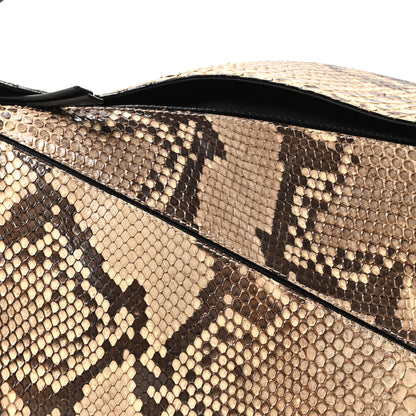 Loewe Snakeskin Large Puzzle Bag Black 8 of 10
