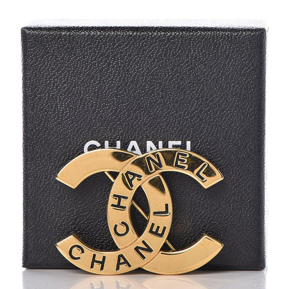 Chanel CC Brooch Gold 5 of 5