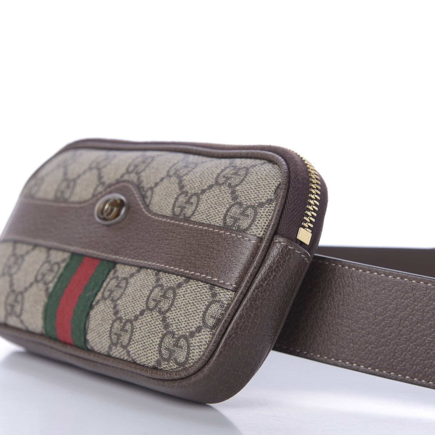 Gucci GG Supreme Monogram Ophidia Belted iPhone Case 85 34 Dark Brown 7 of 10