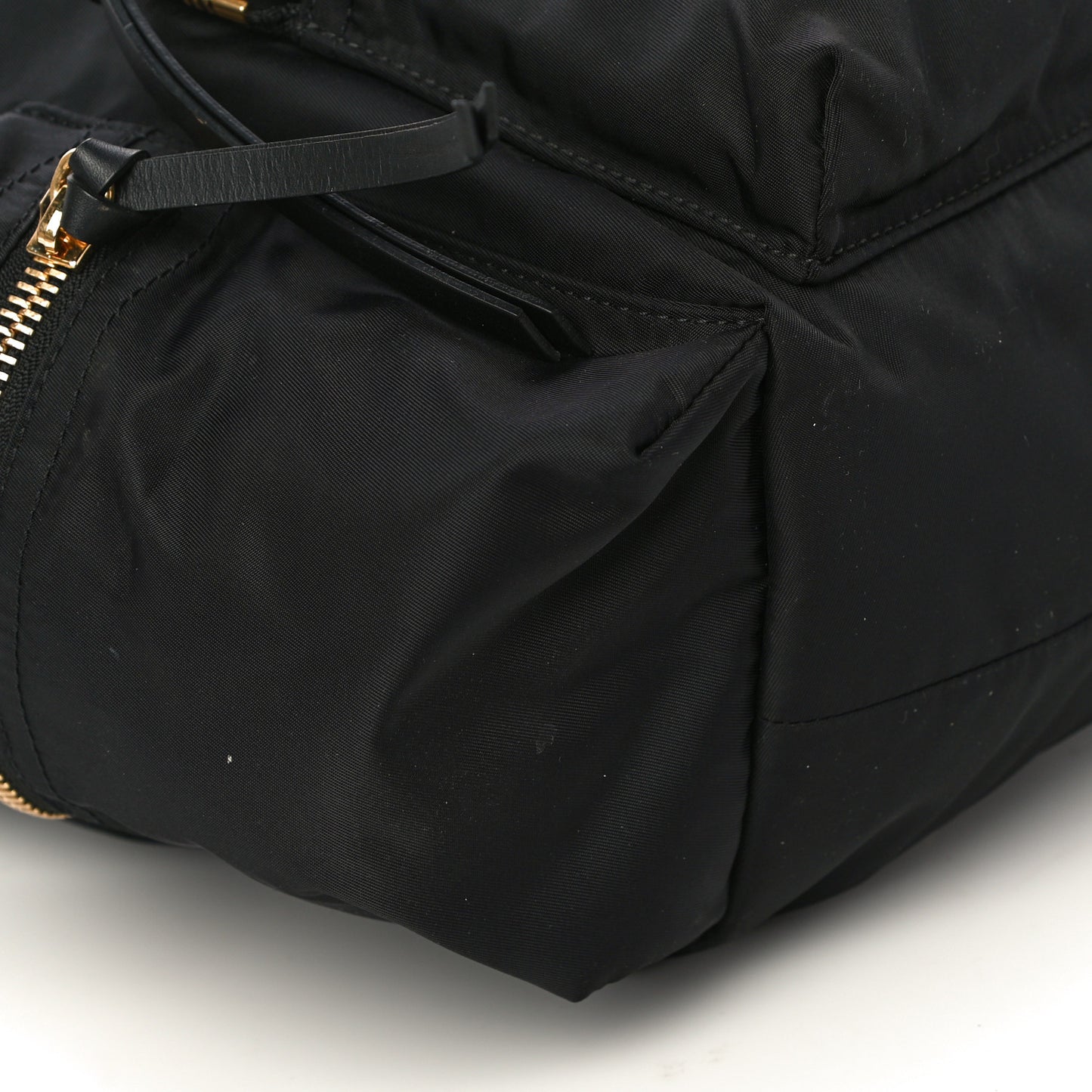 Nylon Medium Rucksack Backpack Black