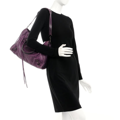 Balenciaga Agneau Classic Hardware City Raisin 3 of 16