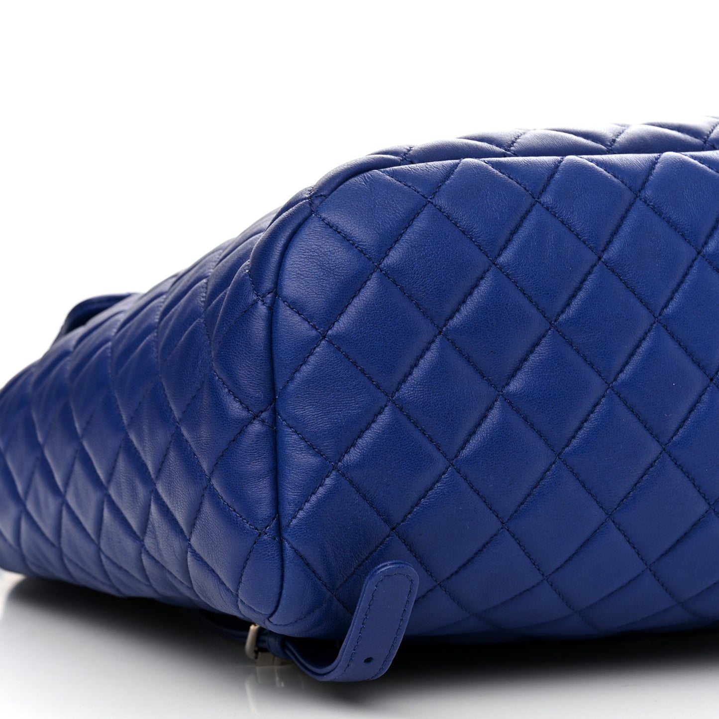 Lambskin Quilted Large Urban Spirit Backpack Blue