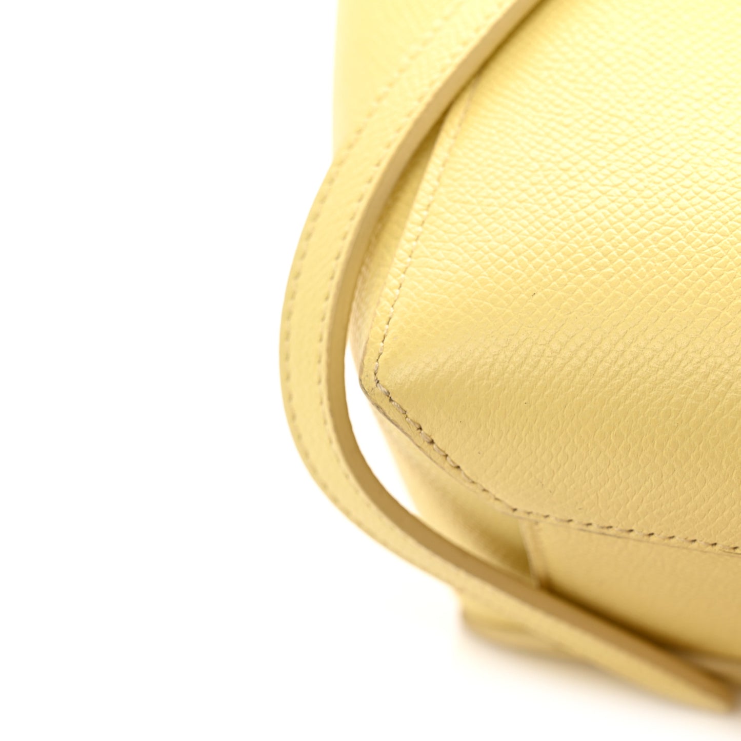 Grained Calfskin Nano Belt Bag Bergamote