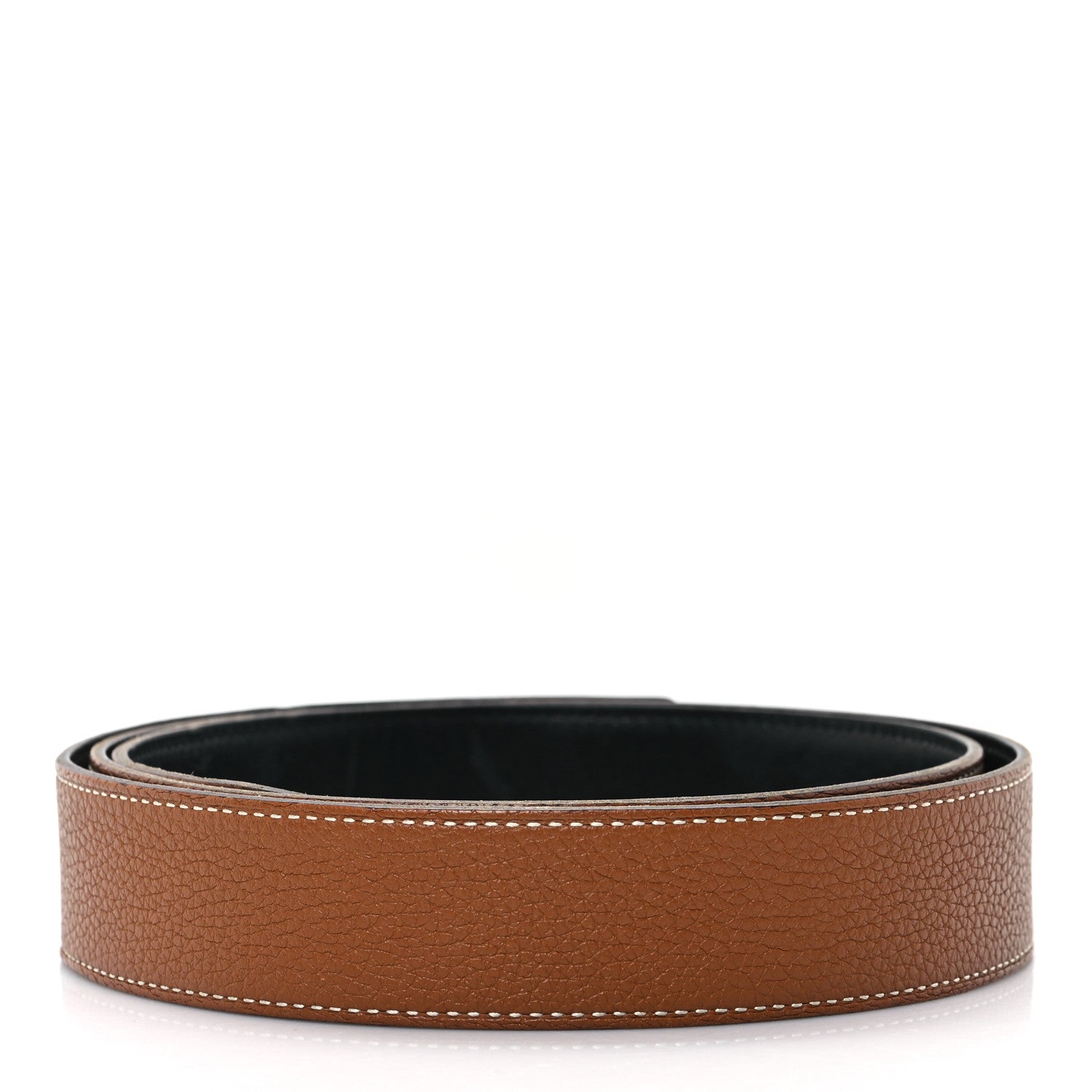 Hermes Box Togo 32mm Belt Strap 100 40 Black Gold 2 of 5