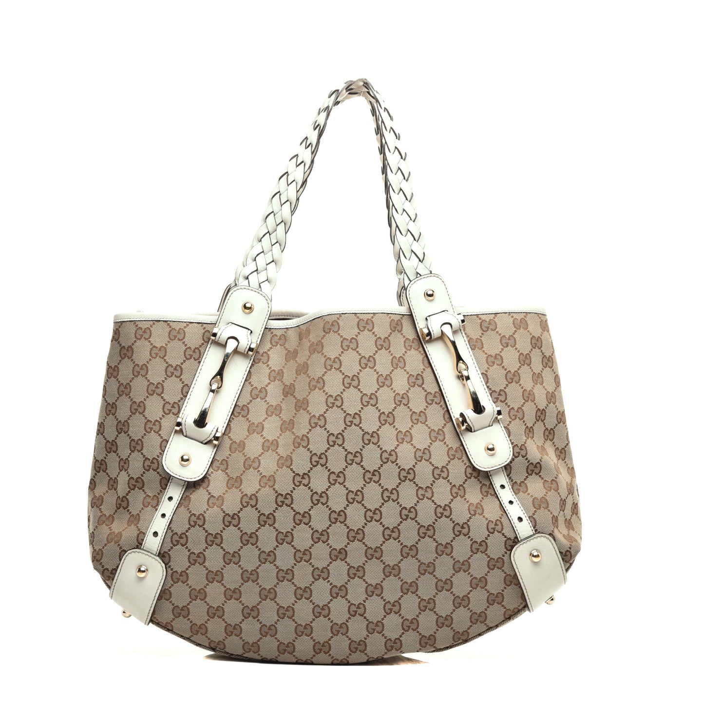 Monogram Medium Pelham Shoulder Bag Off White