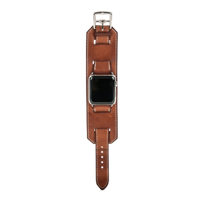Hermes Barenia 42mm Apple Watch Cuff Fauve 4 of 11