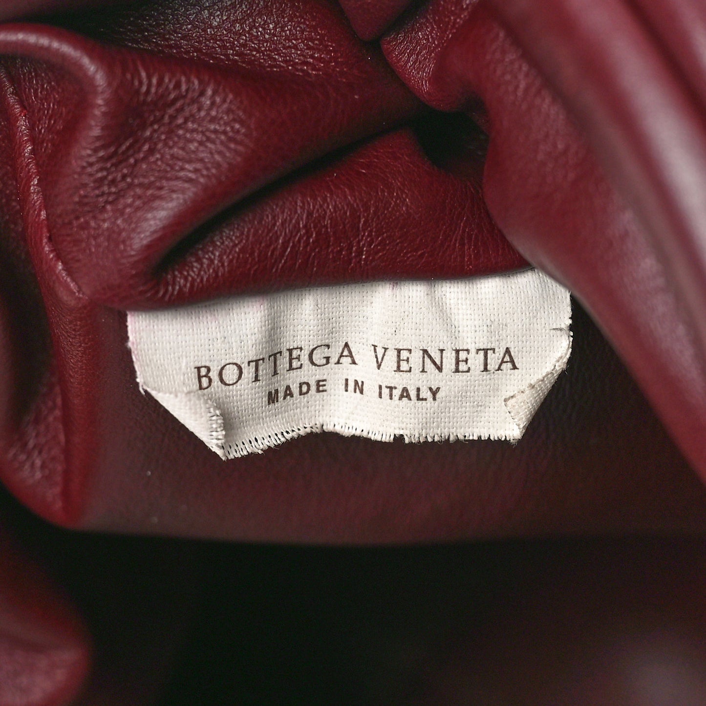 Butter Calfskin The Mini Pouch Bordeaux