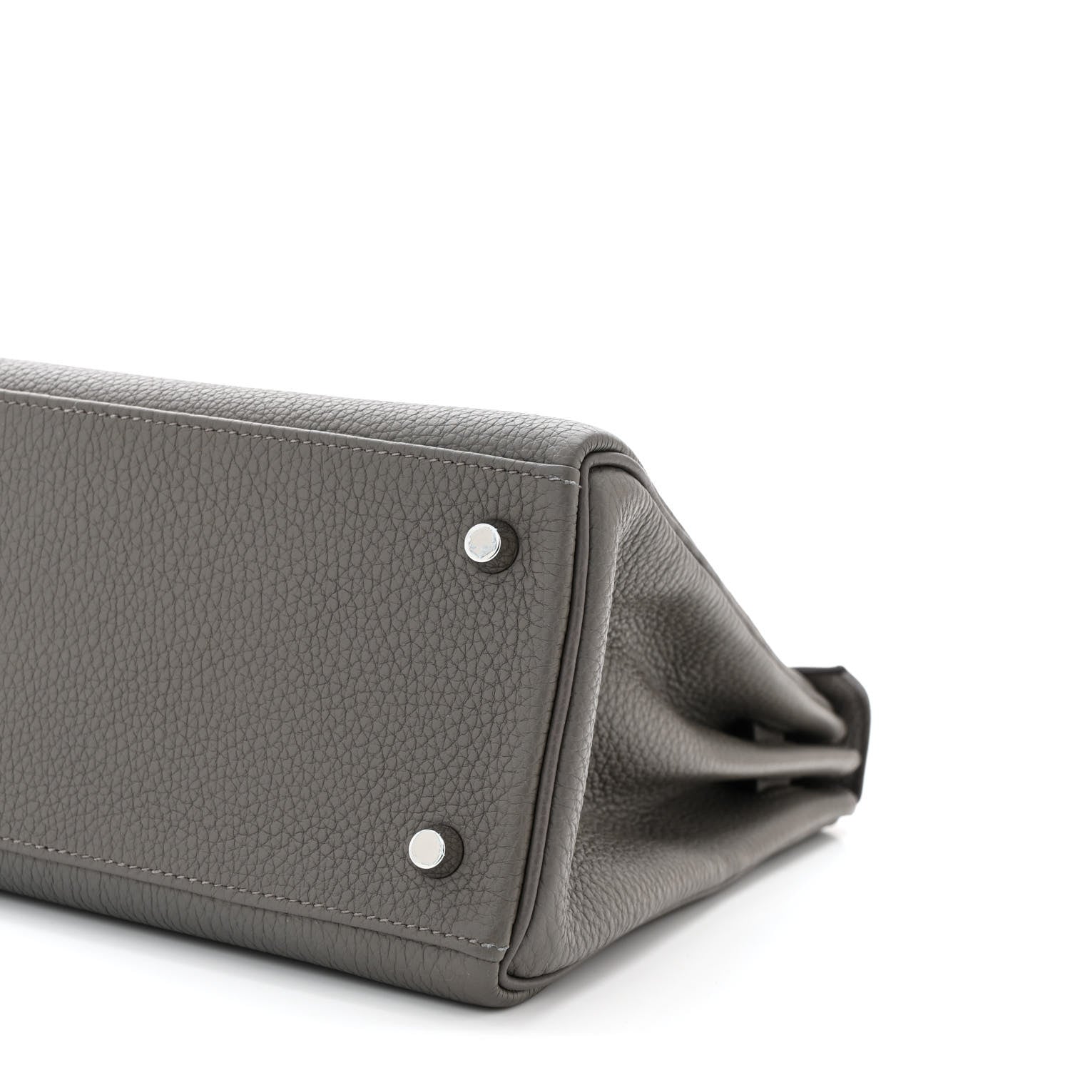 Hermes Togo Kelly Retourne 28 Gris Meyer 10 of 11