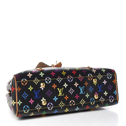 Louis Vuitton Monogram Multicolor Aurelia MM Black 4 of 17