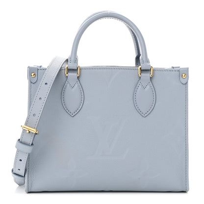 Louis Vuitton Empreinte Monogram Giant Onthego PM Blue Hour 1 of 10