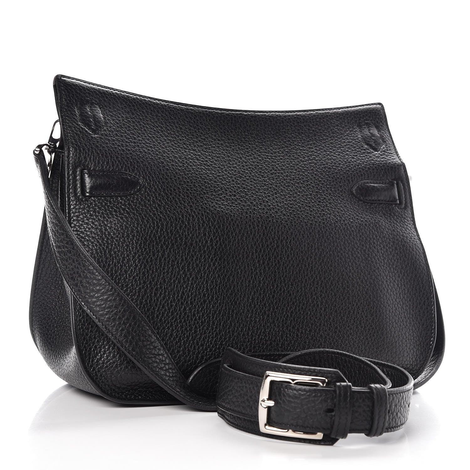 Hermes Taurillon Clemence Jypsiere 28 Black 3 of 8