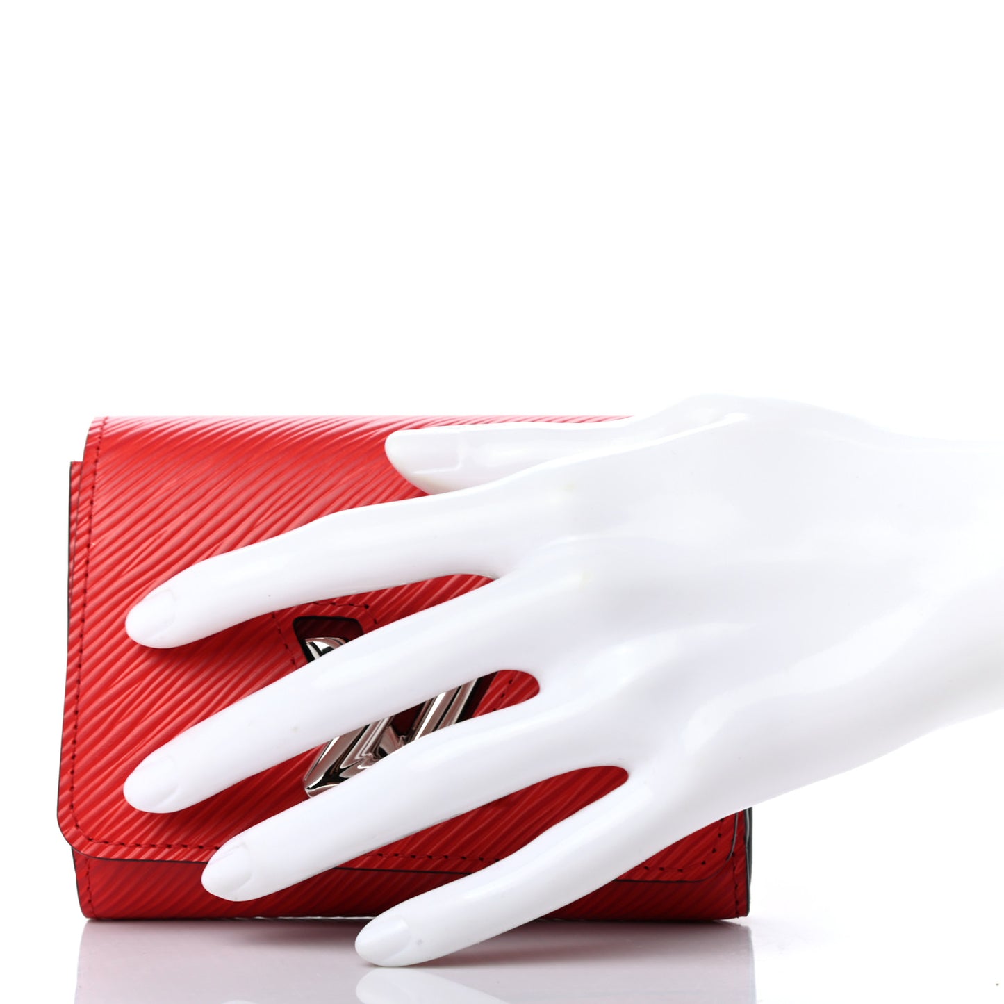 Epi Twist Compact Wallet Coquelicot