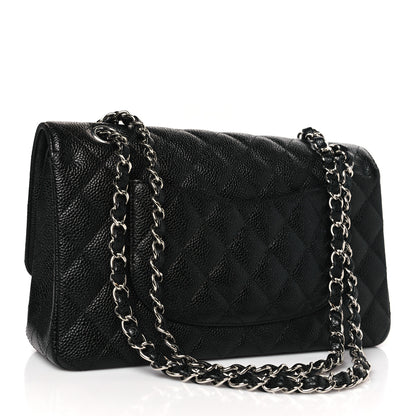 Chanel Caviar Quilted Medium Double Flap Black 3 of 9