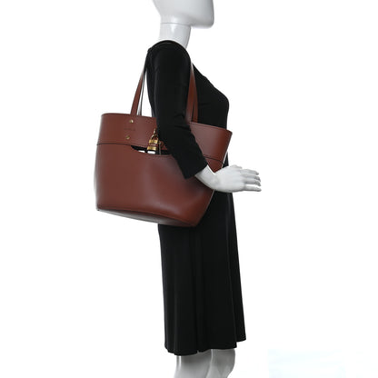 Chloe Smooth Grained Calfskin Medium Aby Tote Sepia Brown 2 of 11