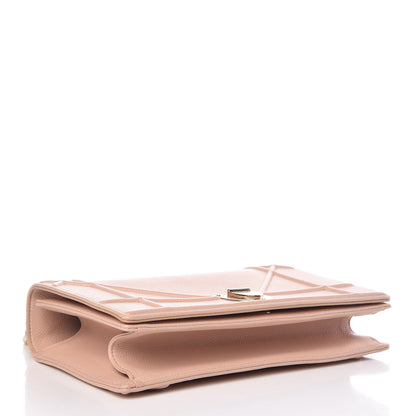 Christian Dior Grained Calfskin Medium Diorama Flap Bag Nude 3 of 10