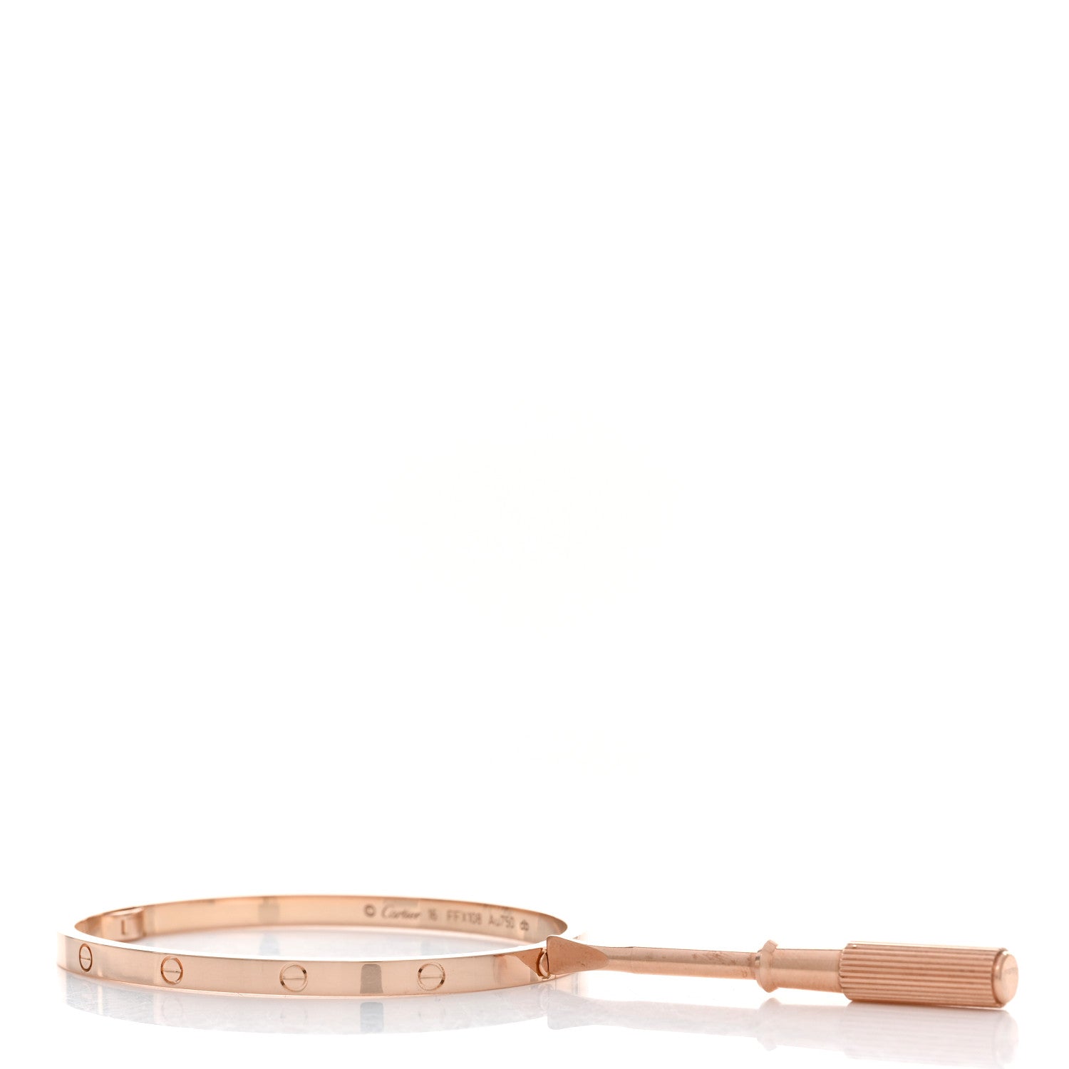 Cartier 18K Pink Gold Small LOVE Bracelet 16 3 of 4
