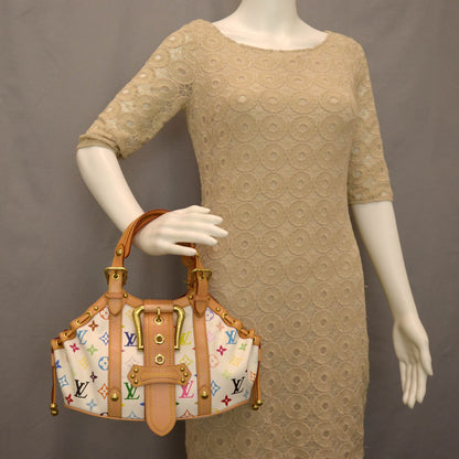 Louis Vuitton Monogram Multicolor Theda GM White 2 of 7