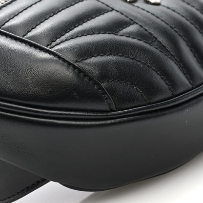 Prada Soft Calfskin Impunture Diagramme Belt Bag Black 9 of 10