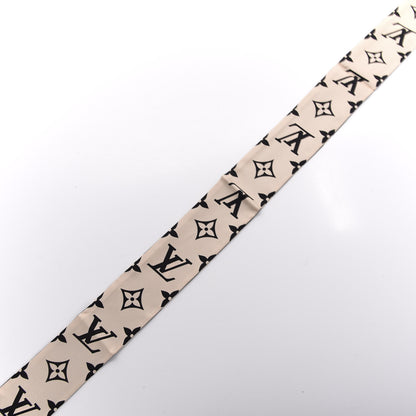 Louis Vuitton Silk Monogram LV Crafty Bi Color BB Bandeau Black Cream 3 of 4