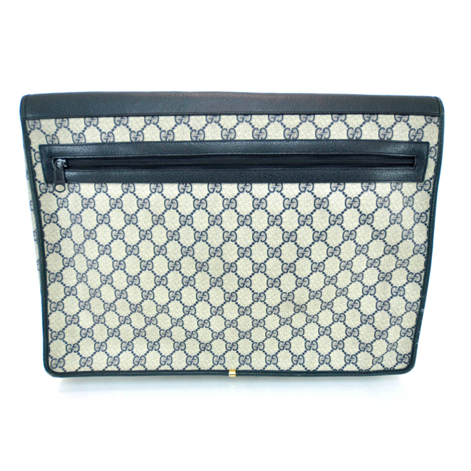 Gucci Monogram Portfolio Document Holder Navy 3 of 13