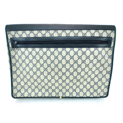 Gucci Monogram Portfolio Document Holder Navy 3 of 13