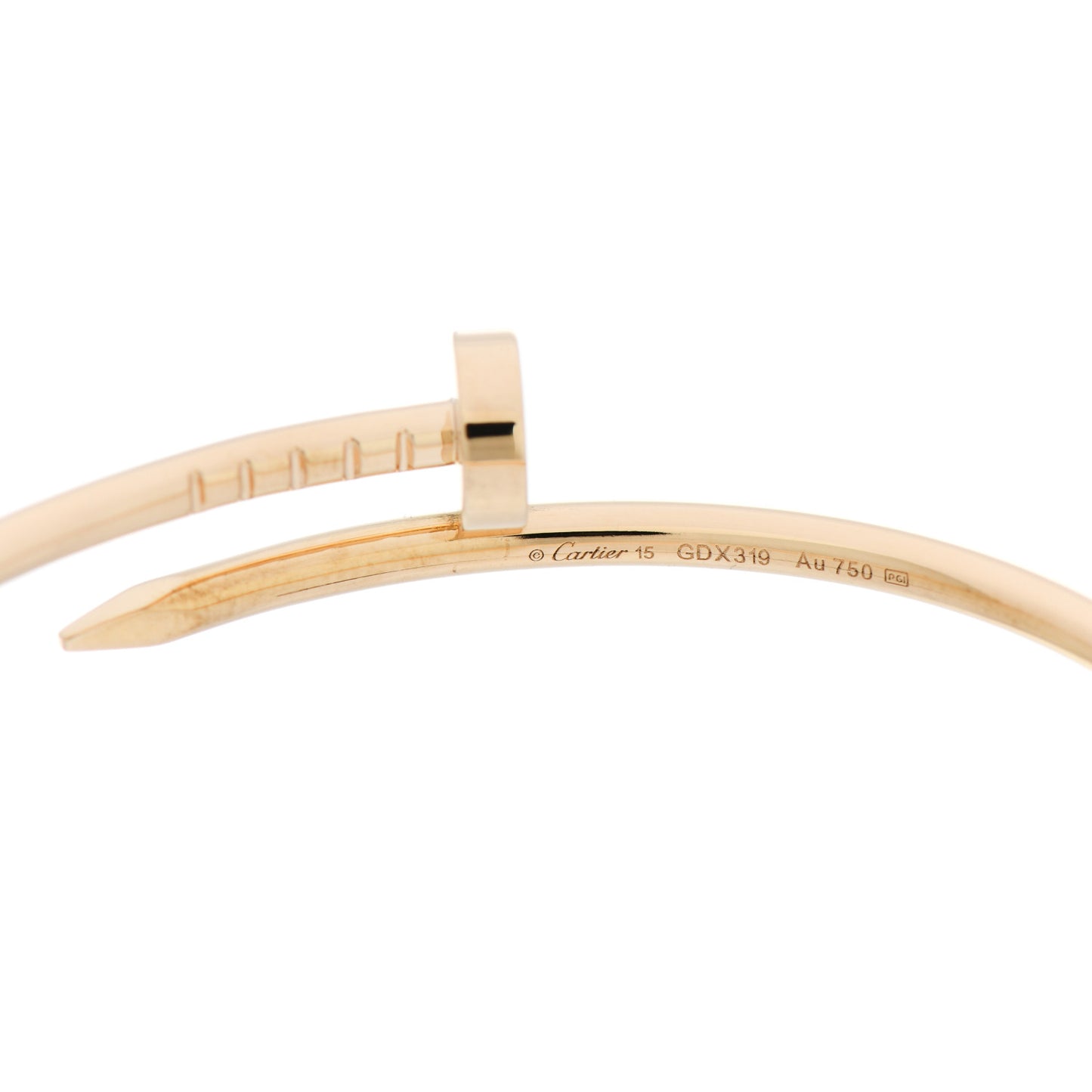 18K Yellow Gold Small Juste Un Clou Bracelet 15
