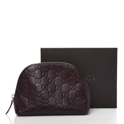 Gucci Guccissima Cosmetic Case Dark Brown 7 of 8