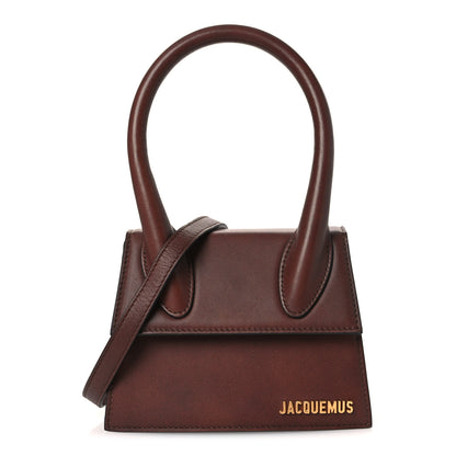 Jacquemus Smooth Calfskin Le Chiquito Moyen Dark Brown 1 of 9