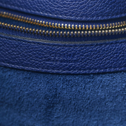Celine Soft Grained Calfskin Small Belt Cabas Phantom Indigo 6 of 10