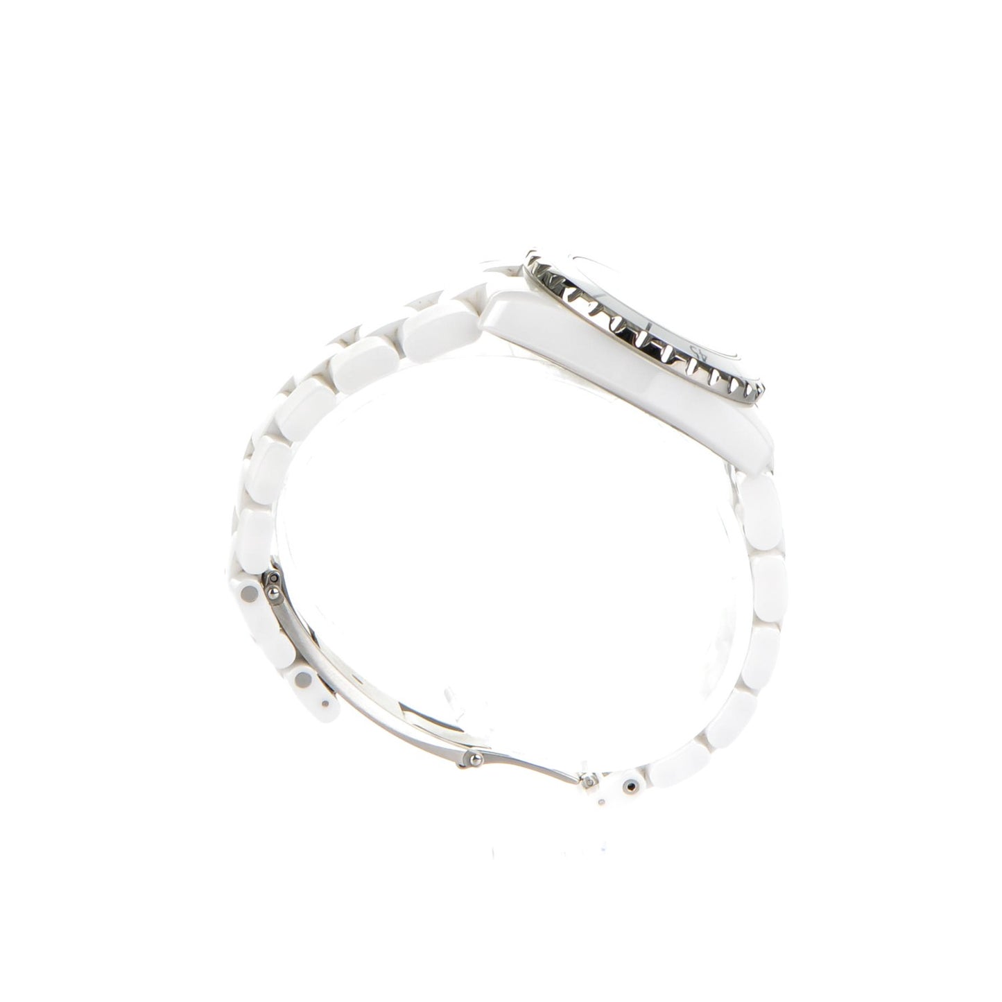 Stainless Steel Ceramic 33mm J12 Quartz Watch White