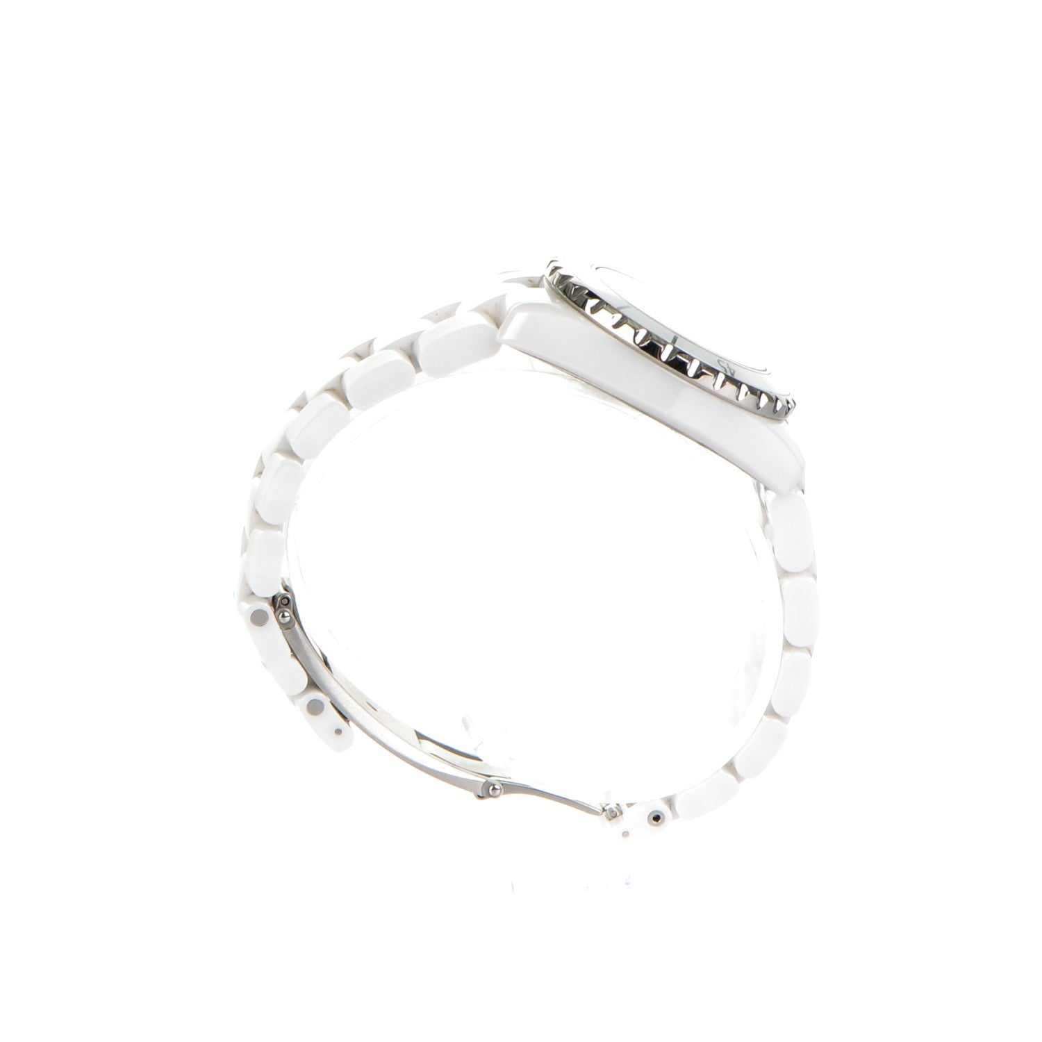 Chanel Stainless Steel Ceramic 33mm J12 Quartz Watch White 4 of 8