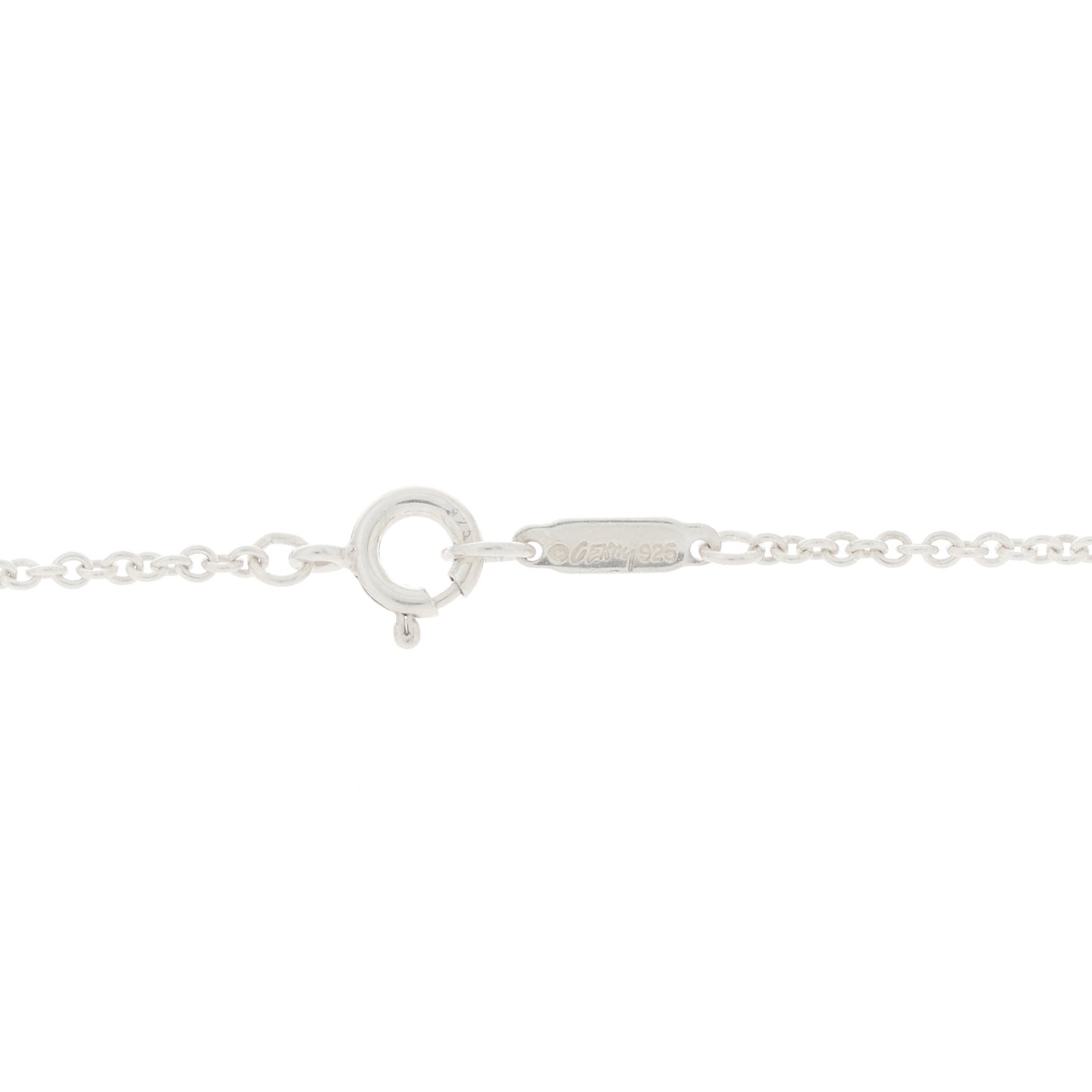 Sterling Silver Frank Gehry Double Fish Pendant Necklace