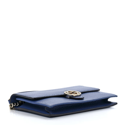 Gucci Dollar Calfskin Interlocking G Chain Wallet Caspian 4 of 11