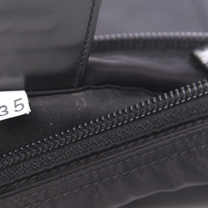 Prada Nylon Vela Flat Messenger Bag Black 7 of 10
