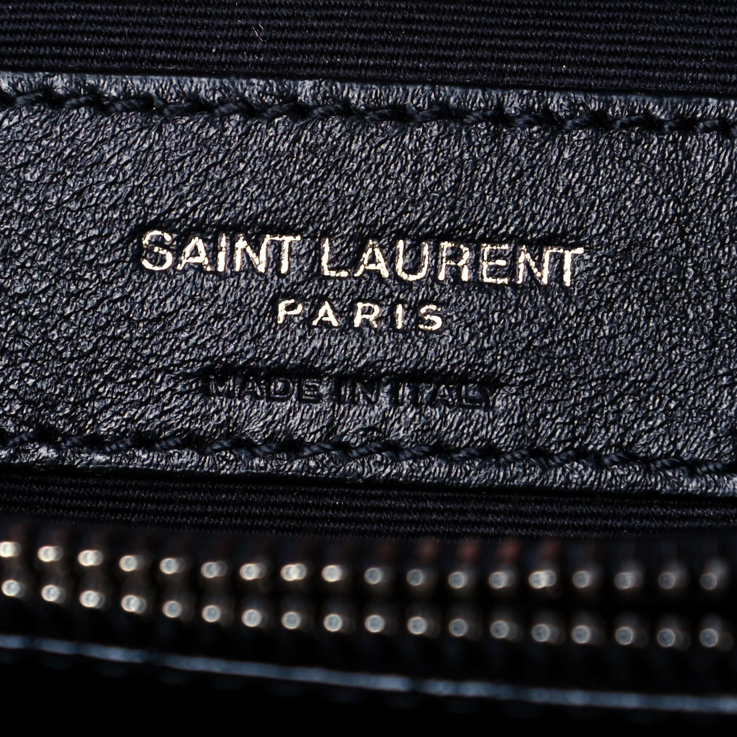 Calfskin Y Quilted Monogram Medium Loulou Chain Satchel Black