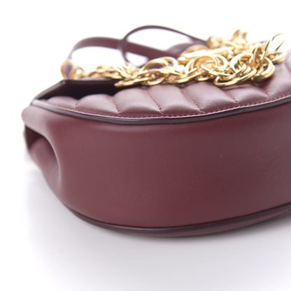 Chloe Calfskin Quilted Mini Drew Bijou Shoulder Bag Plum Purple 6 of 9