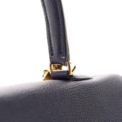 Hermes Togo Kelly Retourne 35 Bleu Nuit 10 of 15