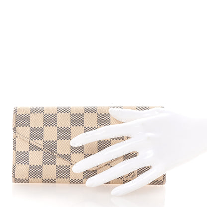 Louis Vuitton Damier Azur Josephine Wallet 2 of 6