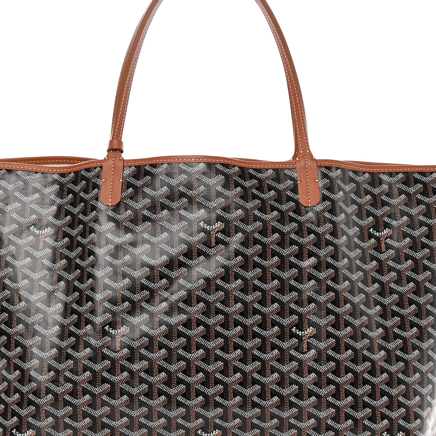 Goyard Goyardine Saint Louis GM Black Gold 9 of 11