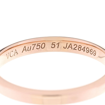 Van Cleef & Arpels 18K Rose Gold 2.5mm Toujours Wedding Band Ring 51 5.75 4 of 5