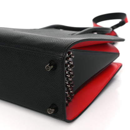 Christian Louboutin Calfskin Empire Patent Studded Medium Paloma Black 9 of 9