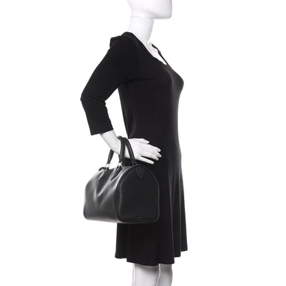 Louis Vuitton Epi Speedy 30 Black 2 of 16