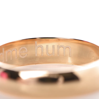 Cartier 18K Yellow Gold 5mm Wedding Band 58 8.5 9 of 10
