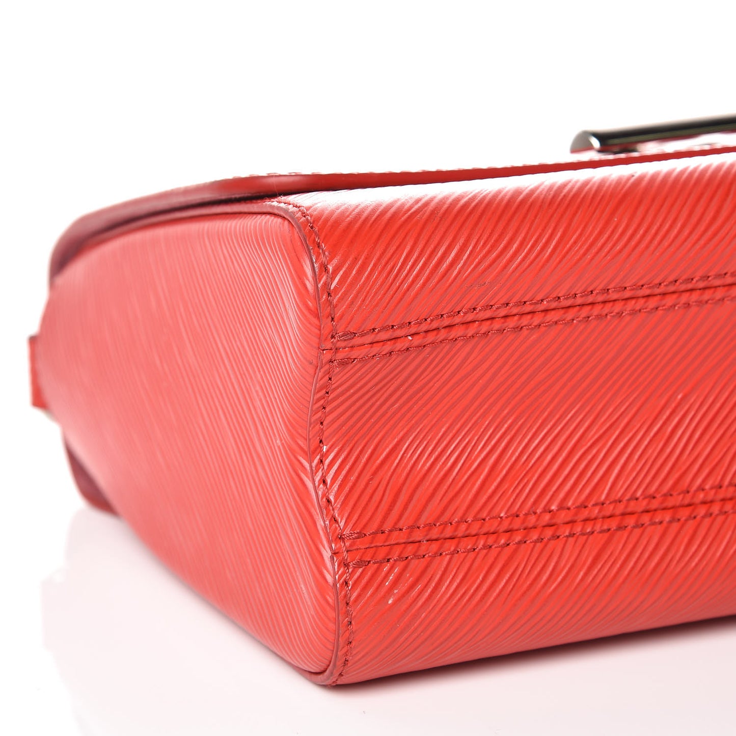 Epi Twist Shoulder Bag MM Coquelicot