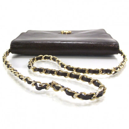 Chanel Lizard Flap Brown 6 of 11