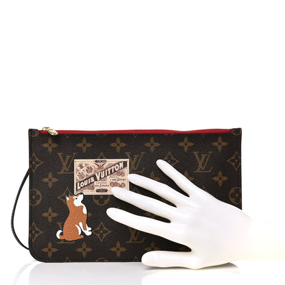 Louis Vuitton Monogram World Tour Neverfull MM GM Pochette 2 of 7