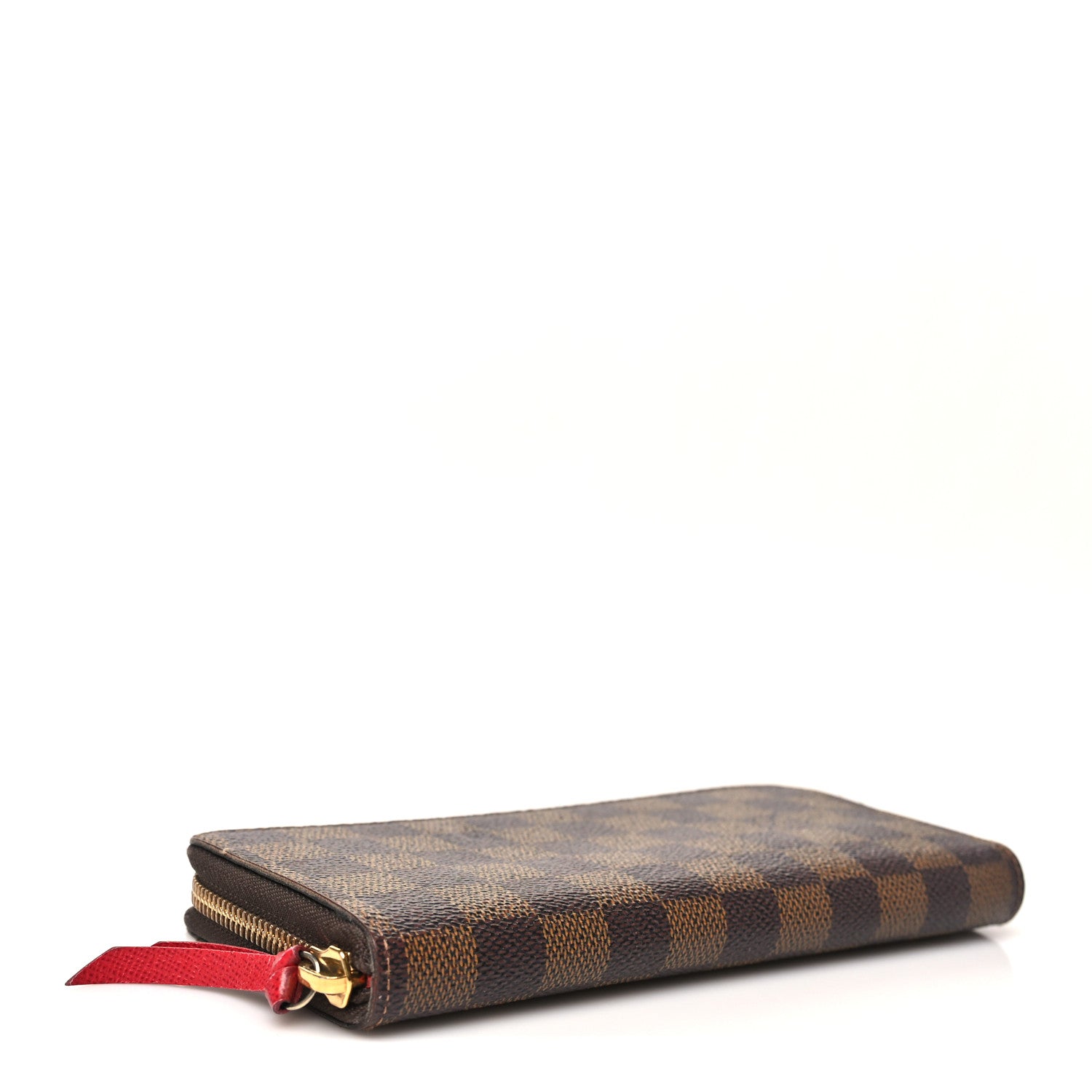 Louis Vuitton Damier Ebene Clemence Wallet Cherry 4 of 7