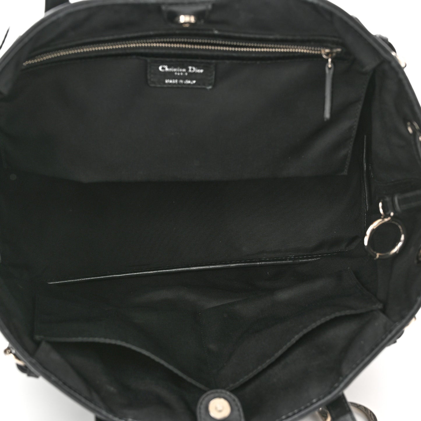 Coated Canvas Cannage Medium Panarea Tote Black